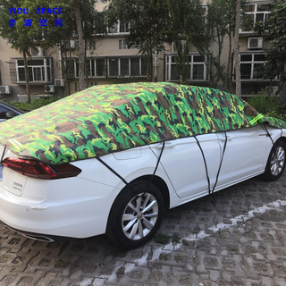 Función impermeable y se puede personalizar el tamaño de la protección contra daños por granizo Auto Car Cover