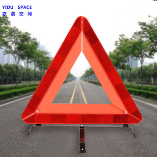 Triángulo amonestador auto plegable reflexivo del coche auto plegable de la emergencia roja de la seguridad vial de la certificación del CE