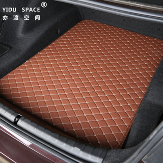 Venta al por mayor de desgaste ecológico personalizado de cuero especial alfombras de maletero de coche